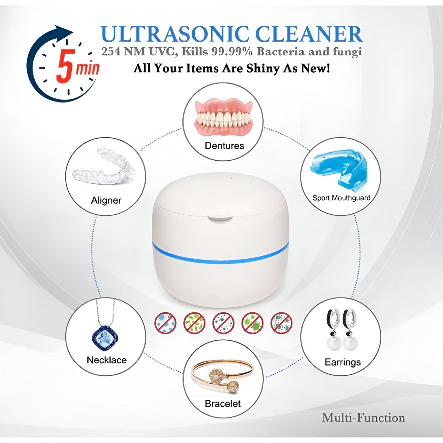 Seeravie™ – Ultrasonic Multi-Purpose Cleaner